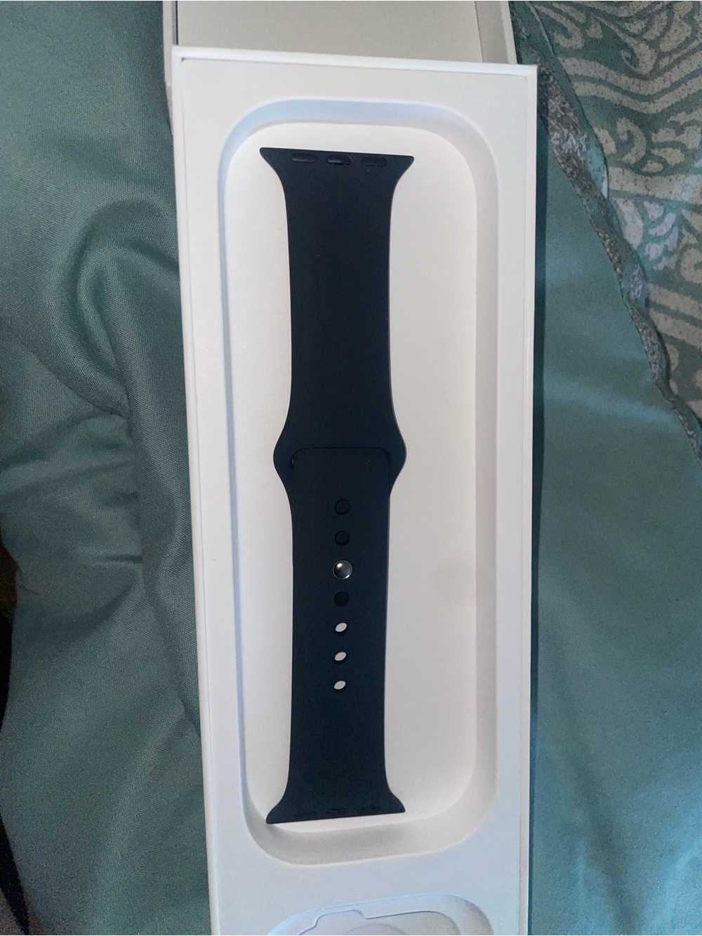 Apple Black Silicone Watch Band Replacement
